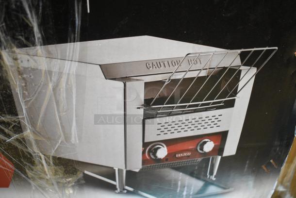 BRAND NEW SCRATCH AND DENT! Avantco 184T140 Stainless Steel Commercial 10" Wide Conveyor Toaster with 3" Opening. 300 Slices per Hour. 120 Volts, 1 Phase. - Image 4 of 15