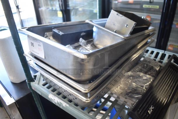 6 Various Items Including Stainless Steel Drop In Bins. 6 Times Your Bid! - Image 2 of 4