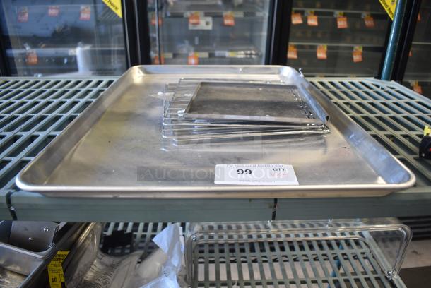 5 Various Metal Items Including Full Size Baking Pan. 5 Times Your Bid! - Image 1 of 4