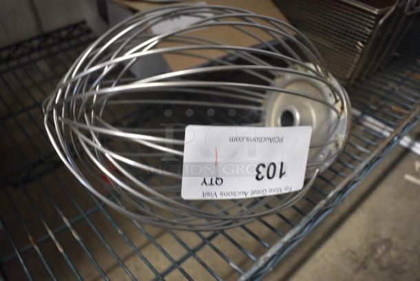 Metal Commercial Whisk Attachment for Hobart Mixer. - Image 2 of 3