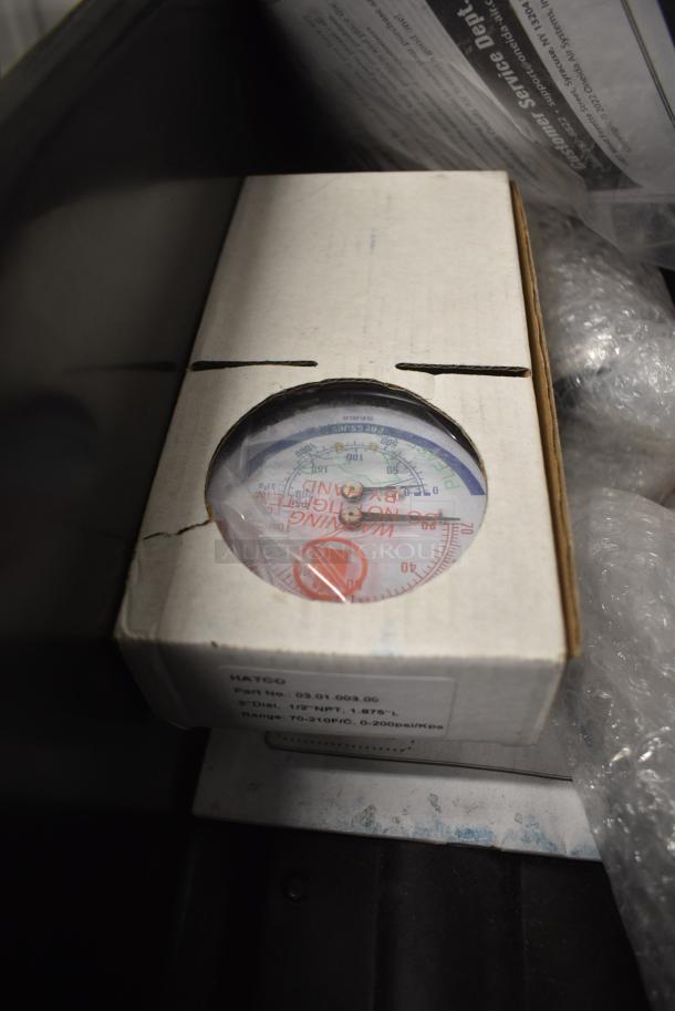 7 Various Items Including Hatco Gauge, Watts Temperature and Pressure Safety Relief Valve and Poly Bus Bin. 7 Times Your Bid! - Image 4 of 8