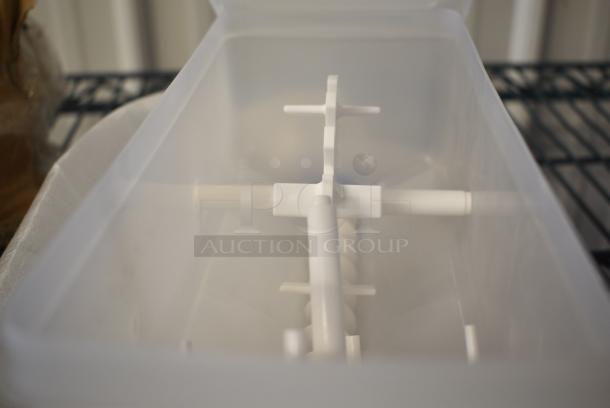 BRAND NEW SCRATCH AND DENT! Clear Poly Hopper - Image 4 of 6