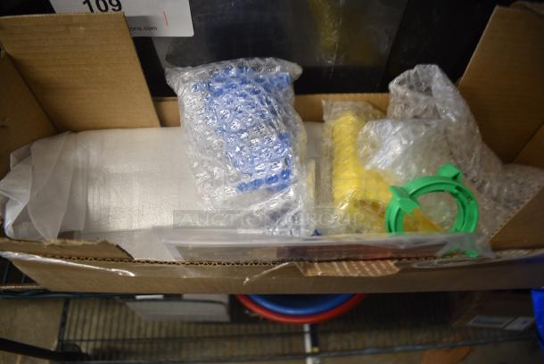 BRAND NEW SCRATCH AND DENT! Clear Poly Hopper - Image 1 of 5