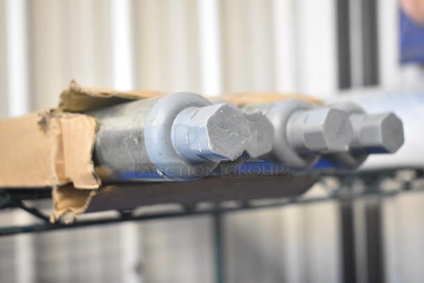 BRAND NEW SCRATCH AND DENT! Box of 4 423EST4WO500 Metal Legs - Image 1 of 3