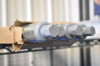 BRAND NEW SCRATCH AND DENT! Box of 4 423EST4WO500 Metal Legs