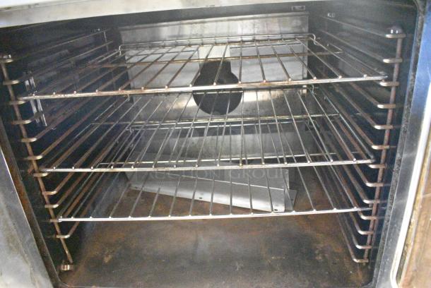 Garland Master 200 Stainless Steel Commercial Natural Gas Powered Full Size Convection Oven w/ View Through Doors, Metal Racks and Thermostatic Controls - Image 6 of 9