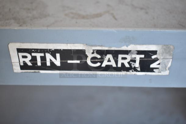 Gray Poly 3 Tier Cart on Commercial Casters. - Image 4 of 5