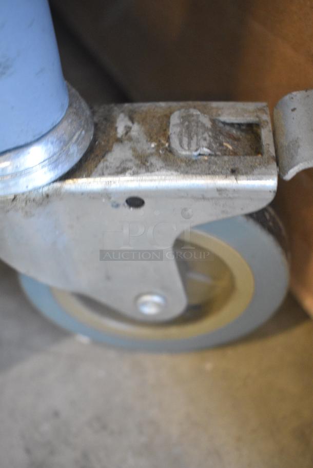 Gray Poly 3 Tier Cart on Commercial Casters. - Image 5 of 5