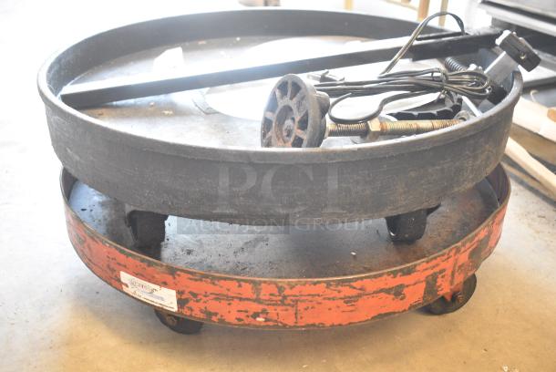 2 Round Dollies on Casters. 2 Times Your Bid! - Image 2 of 6