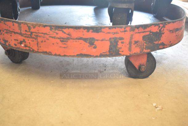 2 Round Dollies on Casters. 2 Times Your Bid! - Image 4 of 6