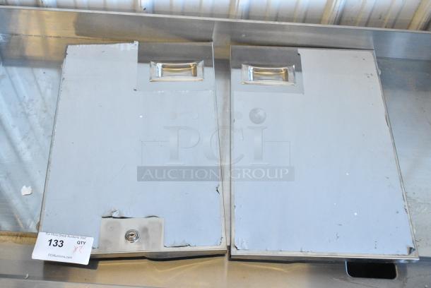 2 BRAND NEW! Stainless Steel Doors. 2 Times Your Bid! - Image 1 of 5