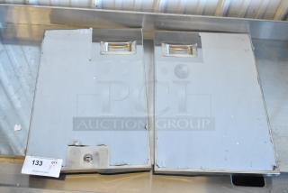 2 BRAND NEW! Stainless Steel Doors. 2 Times Your Bid!