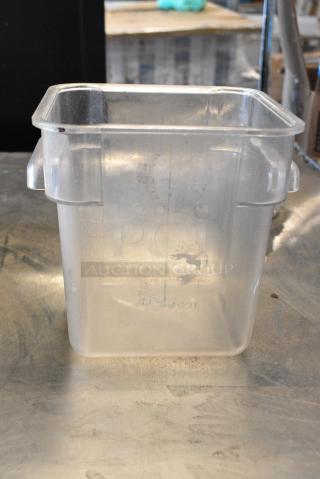 ALL ONE MONEY! Lot of 8 Clear Poly Bins.