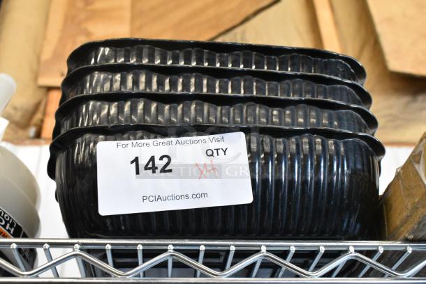 4 Black Poly Bins. 4 Times Your Bid! - Image 2 of 3