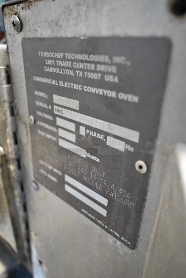 2017 Turbochef HHC2020 Stainless Steel Commercial Countertop Electric Powered Conveyor Rapid Cook Oven. 208/240 Volts, 3 Phase. - Image 11 of 12