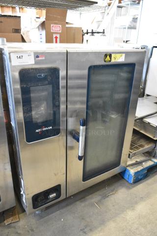 2016 Alto Shaam CTP10-10E Stainless Steel Commercial Electric Powered Combi Convection Oven. 208-240 Volts, 3 Phase.