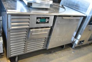 Traulsen RBC50-ZWM12 Stainless Steel Commercial Undercounter Smart Chill Blast Chiller on Commercial Casters. 115 Volts, 1 Phase. Tested and Working!