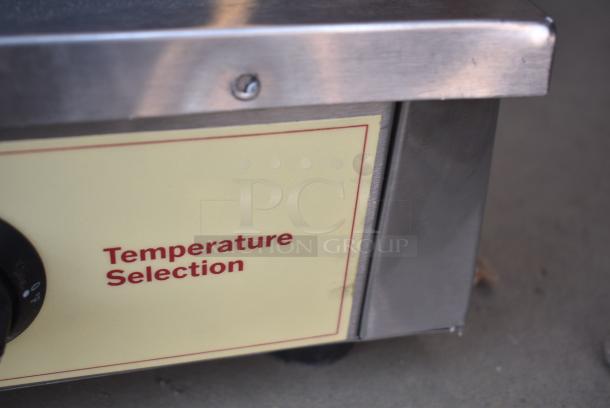 BRAND NEW SCRATCH AND DENT! 2023 Carnival King 382TCM16DBL Stainless Steel Commercial 16" Dual Non-Stick Crepe Maker. 208-240 Volts, 1 Phase. - Image 4 of 7