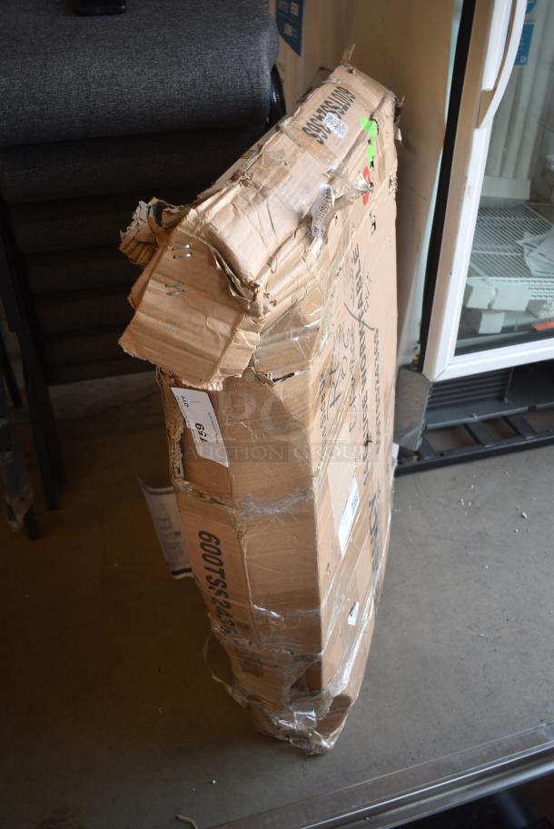 BRAND NEW SCRATCH AND DENT! Regency 600TSS2436S Spec Line 24" x 36" 14 Gauge Stainless Steel Commercial Work Table with Undershelf - Image 2 of 5