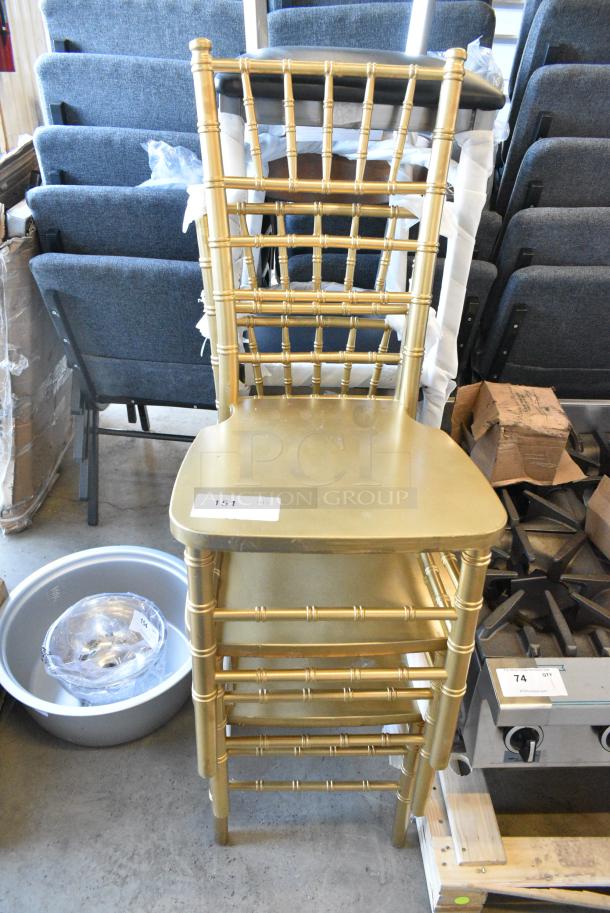 3 BRAND NEW SCRATCH AND DENT! Chiavari Stackable Banquet Chairs. 3 Times Your Bid! - Image 2 of 4