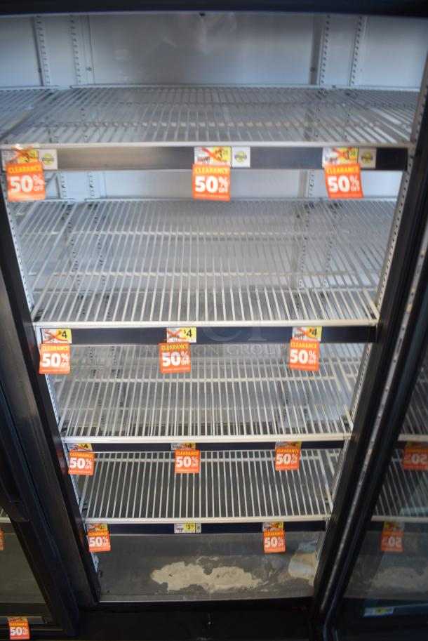 2018 True GDM-72-HC Metal Commercial 3 Door Reach In Cooler Merchandiser w/ Poly Coated Racks. 115 Volts, 1 Phase. Tested and Working! - Image 5 of 9