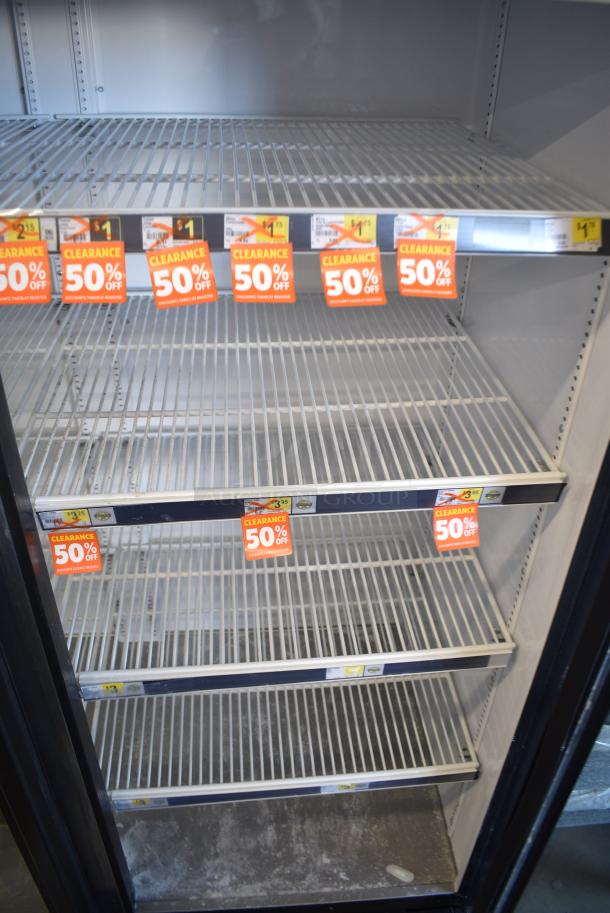 2018 True GDM-72-HC Metal Commercial 3 Door Reach In Cooler Merchandiser w/ Poly Coated Racks. 115 Volts, 1 Phase. Tested and Working! - Image 6 of 9