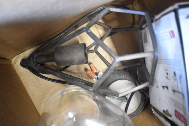 3 Various Items Including Delta Porter Towel Ring, Light Fixture. 3 Times Your Bid! - Image 2 of 4