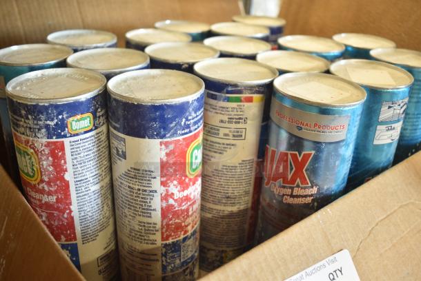 ALL ONE MONEY! Box of 18 Cans of Cleaner Including Ajax and Comet. - Image 2 of 4
