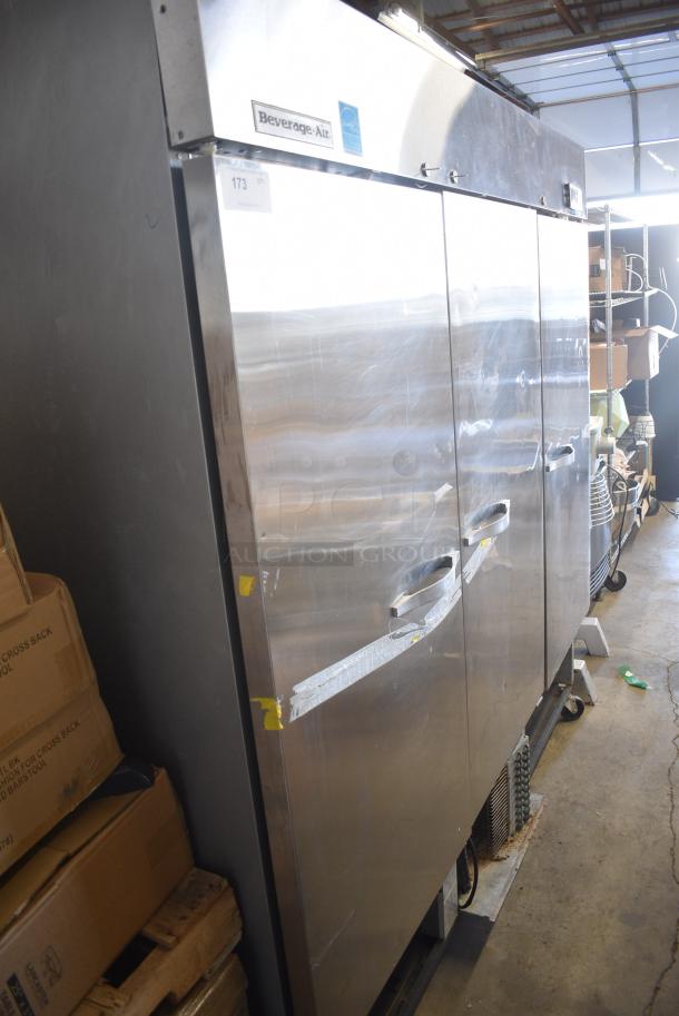 Beverage Air KF74-5AS Stainless Steel Commercial 3 Door Reach In Freezer on Commercial Casters. 115/208-230 Volts, 1 Phase. - Image 2 of 12
