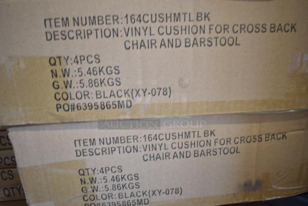16 BRAND NEW SCRATCH AND DENT! Items Including 10 3492430TCB Lancaster Table & Seating 24" x 30" Laminated Rectangular Table Top Reversible Cherry / Black, 3 Boxes of 164CUSHMTLBK Lancaster Table & Seating 2 1/2" Black Vinyl Padded Seat for Metal Frame Seating, 164TCOLROD25 Lancaster Table & Seating 25 3/16" Standard Height Table Base Column and Rod. 16 Times Your Bid! - Image 7 of 9