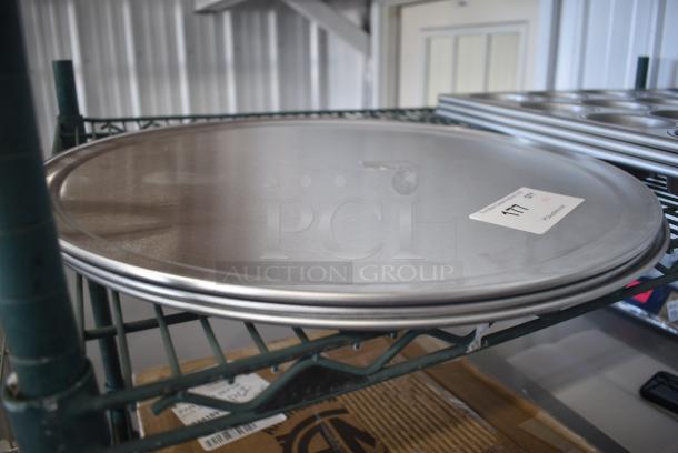 4 BRAND NEW SCRATCH AND DENT! 407PZWRIM20 Choice 20" Aluminum Wide Rim Pizza Pan. 4 Times Your Bid! - Image 2 of 4