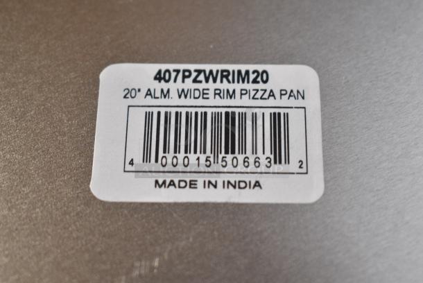 4 BRAND NEW SCRATCH AND DENT! 407PZWRIM20 Choice 20" Aluminum Wide Rim Pizza Pan. 4 Times Your Bid! - Image 4 of 4