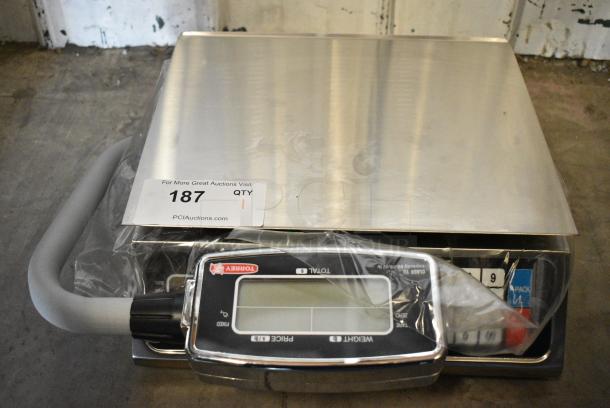 BRAND NEW SCRATCH AND DENT! Tor Rey PC-80LT 80 lb. Digital Price Computing Scale with Tower, Legal for Trade. Tested and Working! - Image 3 of 8