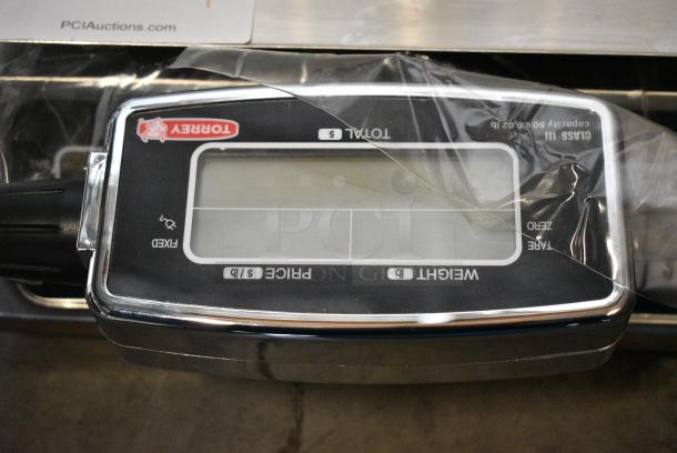 BRAND NEW SCRATCH AND DENT! Tor Rey PC-80LT 80 lb. Digital Price Computing Scale with Tower, Legal for Trade. Tested and Working! - Image 4 of 8