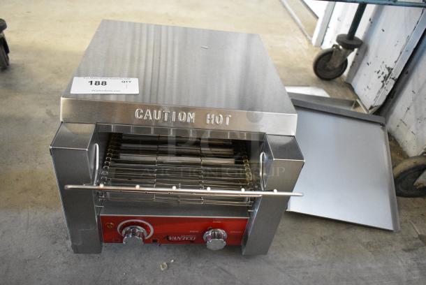 BRAND NEW SCRATCH AND DENT! Avantco 184T140 T140 Commercial 10" Wide Conveyor Toaster with 3" Opening, 300 Slices per Hour. 120 Volts, 1 Phase. Cannot Test Due To Plug Style - Image 1 of 8