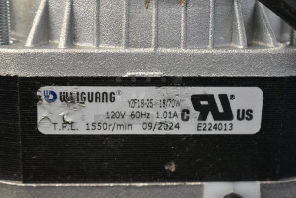 10 BRAND NEW SCRATCH AND DENT! Weiguang YZF18-25 Fan Motor. 10 Times Your Bid! - Image 7 of 7