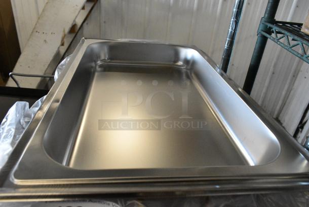 BRAND NEW SCRATCH AND DENT! Metal Chafing Dish w/ Insert and Lid. - Image 6 of 6