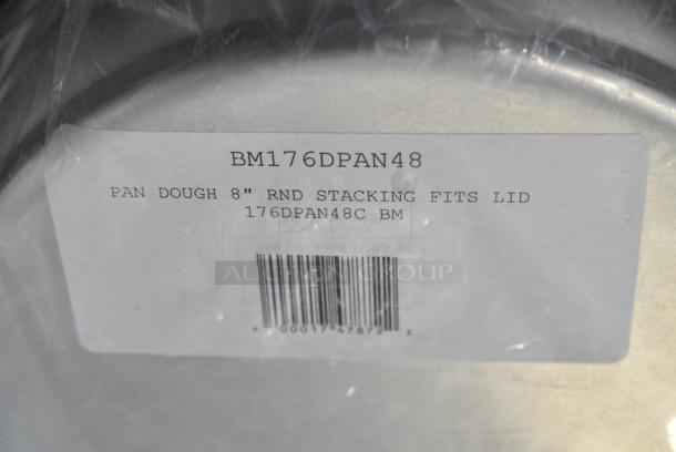 34 BRAND NEW SCRATCH AND DENT! BM176DPAN48 Pan Dough 8" Round Stacking Pan. 34 Times Your Bid! - Image 5 of 5