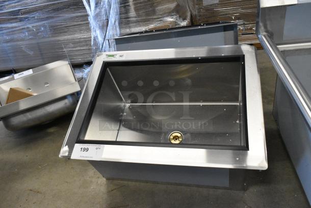 BRAND NEW SCRATCH AND DENT! Regency 600DIIB1824 18" x 24" Stainless Steel Drop-In Ice Bin - Image 3 of 5