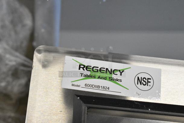 BRAND NEW SCRATCH AND DENT! Regency 600DIIB1824 18" x 24" Stainless Steel Drop-In Ice Bin - Image 5 of 5