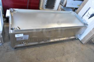 BRAND NEW SCRATCH AND DENT! 2024 ServIt 423EST4WO500 Stainless Steel Four Pan Open Well Electric Steam Table with Adjustable Undershelf. 120 Volts, 1 Phase. Cannot Test Due To Plug Style