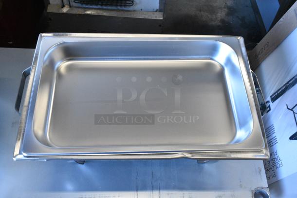 2 BRAND NEW SCRATCH AND DENT! Metal Chafing Dish w/ Drop In and Lid. 2 Times Your Bid! - Image 5 of 5