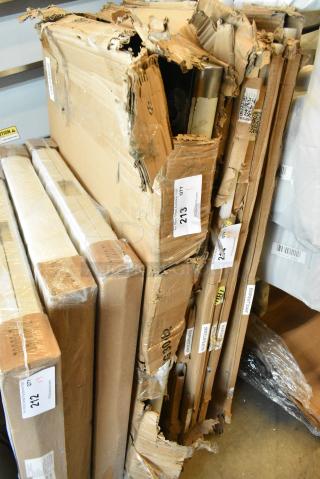 BRAND NEW SCRATCH AND DENT! Steelton 522ETSG30482 30" x 48" 18 Gauge 430 Stainless Steel Work Table with Undershelf and 2" Rear Upturn