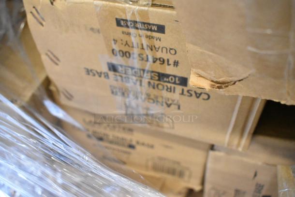 25 BRAND NEW SCRATCH AND DENT! Items Including 34930RTCB Lancaster Table & Seating 30" Laminated Round Table Top Reversible Cherry / Black, 164TS1000 Lancaster Table & Seating 10" Cast Iron Table Base Spider. 25 Times Your Bid! - Image 4 of 6