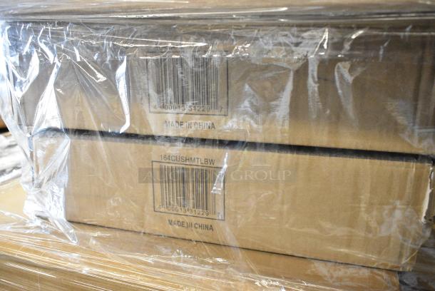 20 BRAND NEW SCRATCH AND DENT! Items Including 5535120 Acopa 20 oz. Customizable Mixing Glass - 24/Case, 3921043AB06 Duralex Unie 8.38 oz. Glass Tumbler - 72/Case, 600LEGGALV12 Regency 20 1/2" Galvanized Steel Leg for Sinks, 2 164CUSHMTLBW Lancaster Table & Seating Black Wood Seat for Metal Frame Seating, BM176DPAN48 Choice 8" Round Stacking Dough Pan, 173B22446 Lavex Economy 22" x 44" Cotton Bath Towel 6 lb. - 12/Pack. 20 Times Your Bid! - Image 7 of 11