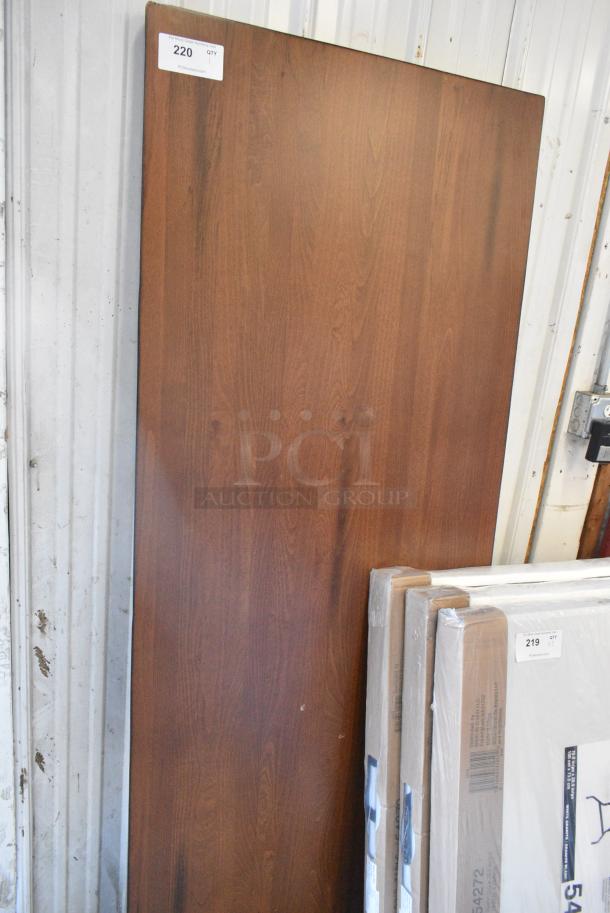 BRAND NEW SCRATCH AND DENT! Wooden Tabletop - Image 2 of 3