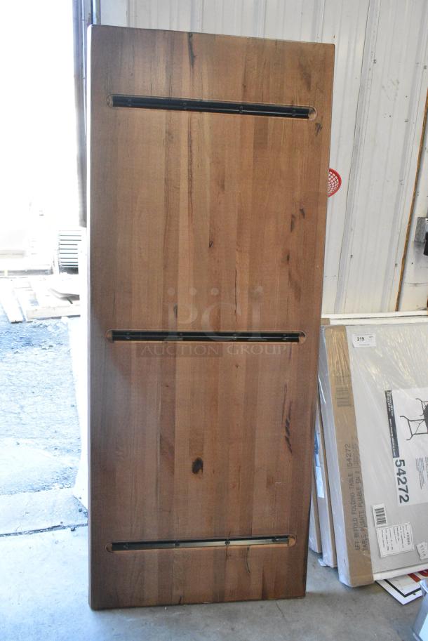 BRAND NEW SCRATCH AND DENT! Wooden Tabletop - Image 3 of 3