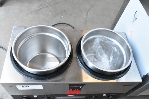 BRAND NEW SCRATCH AND DENT! Vollrath Cayenne TW-27R  Twin Well 7 Qt. Countertop Rethermalizer with Independent Timers. 120 Volts, 1 Phase. Tested and Working! - Image 5 of 8