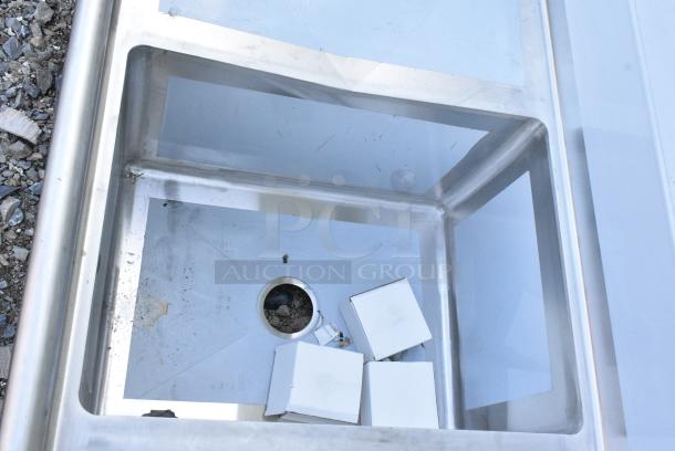 BRAND NEW SCRATCH AND DENT! Regency 600S31824218 Stainless Steel 3 Bay Sink w/ Dual Drain Boards. - Image 6 of 8