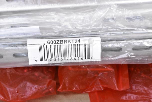 BRAND NEW SCRATCH AND DENT! Regency 600ZBRKT24 24" Z-Bracket for 24" Wide Tables - 2/Set - Image 3 of 3